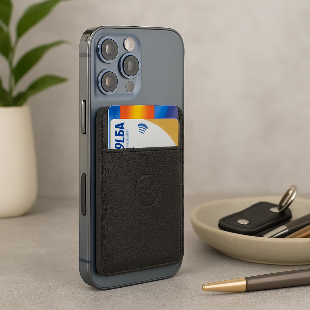 Henley Mag cardholder & inbuilt NFC digital business card.