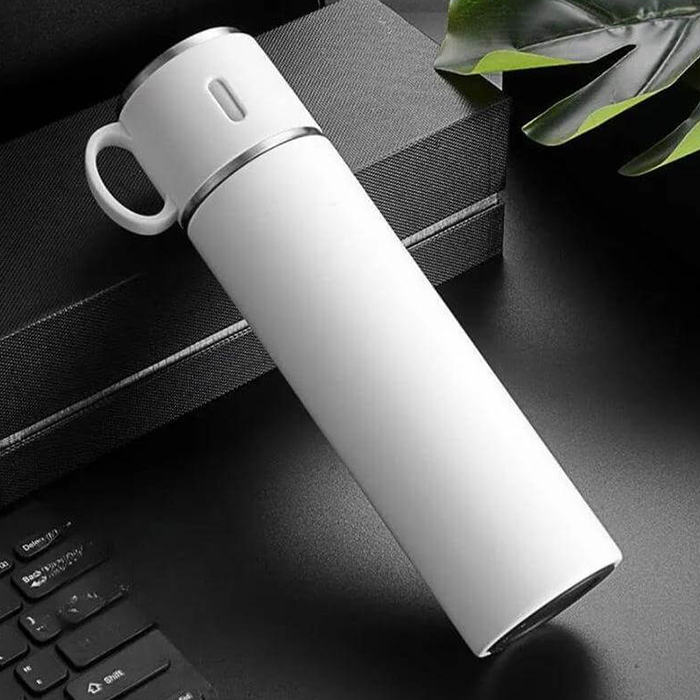 Kelly 500 ML double-walled vacuum flask and two 140 ML single- (3)