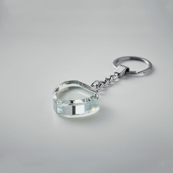 Garcia Glass heart award key ring. (4)