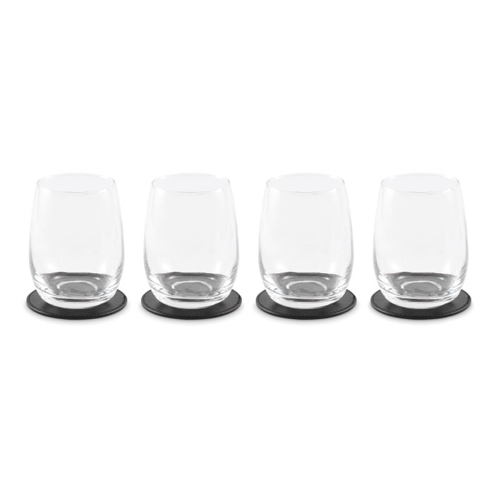 Seagal Set of 4 PU coasters. (4)