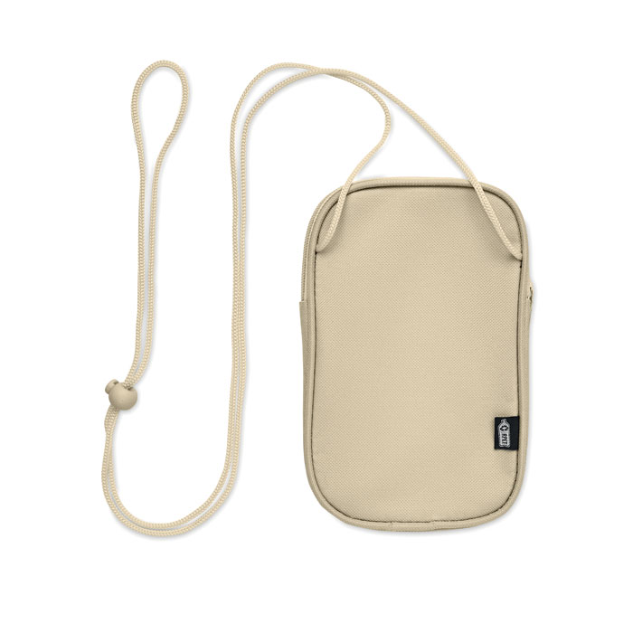 Wilbur RPET cross body travel pouch. (1)