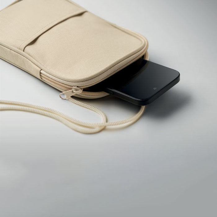 Wilbur RPET cross body travel pouch. (5)