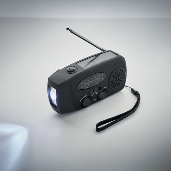Buck Portable radio with LED torch (2)