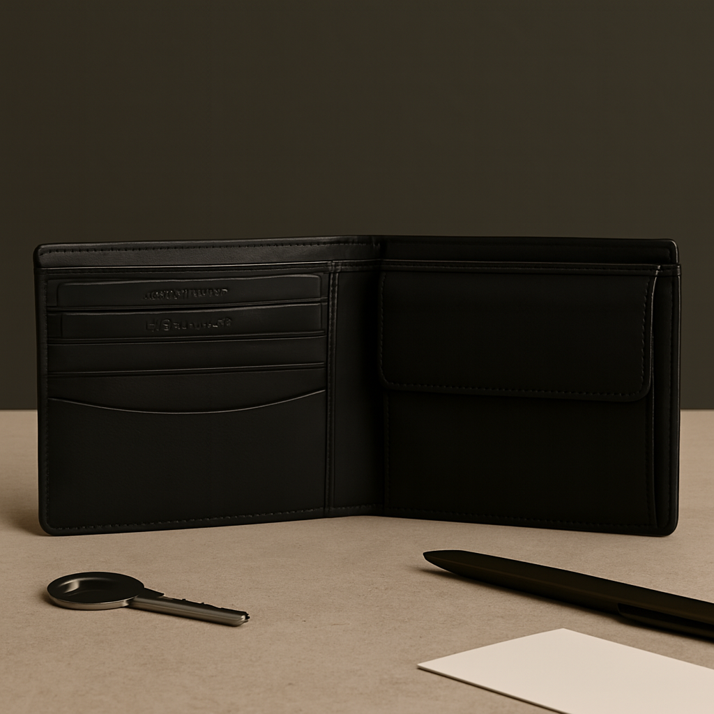 Cross bifold wallet Cross saffiano leather 4CC bifold wallet with coin pocket.