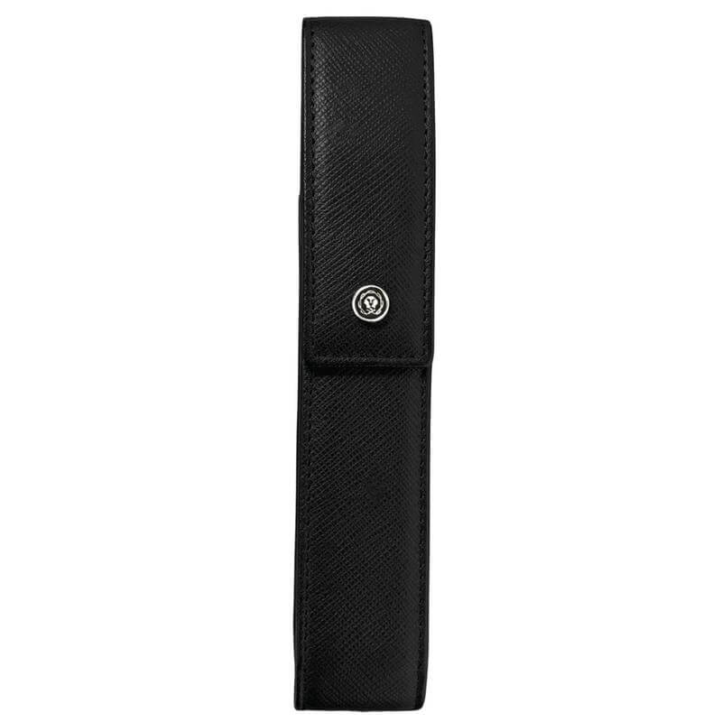 Cross leather flap. Cross leather single pen case with flap. (3)