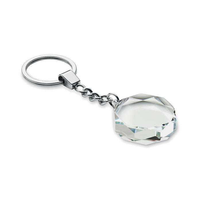 Verstappen Glass round award key ring (2)
