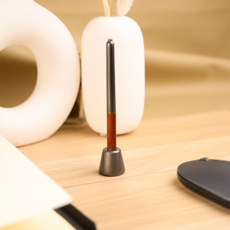 Vonnar Natural red wood ballpoint pen (3)