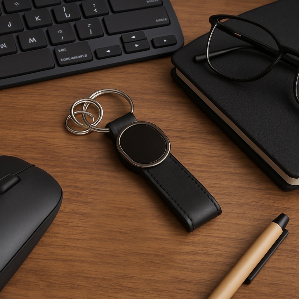 Kennedy PU keychain (2)