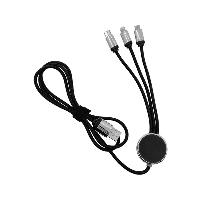 Lottie 105 CM 3-In-1 multi charging cable. (1)