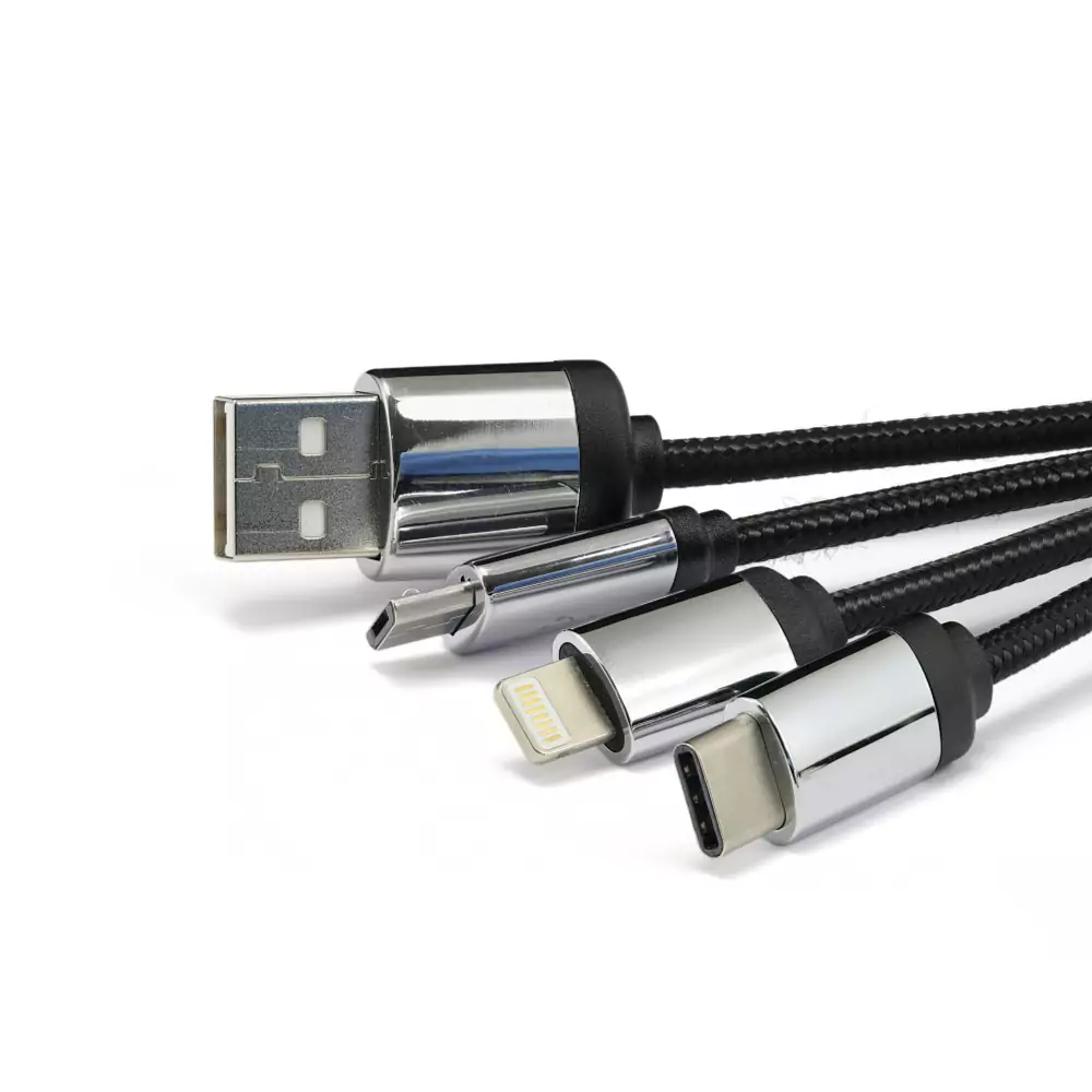 Lottie 105 CM 3-In-1 multi charging cable. (3)