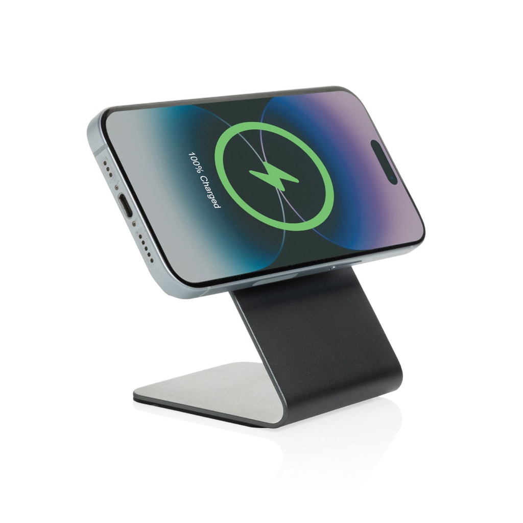 Snow 15W Wireless charger & phone stand. (1)