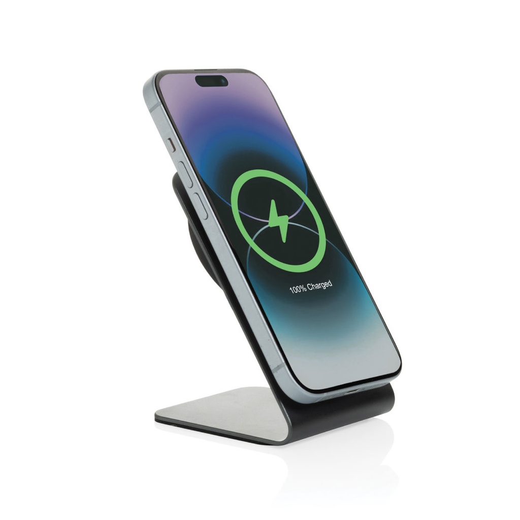 Snow 15W Wireless charger & phone stand. (2)