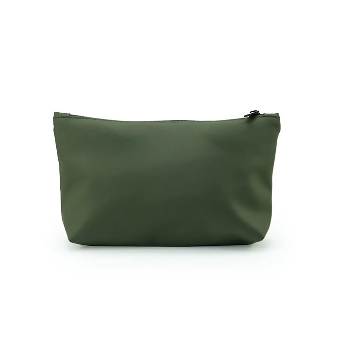 Classic PU cosmetic pouch with zipper. (1)