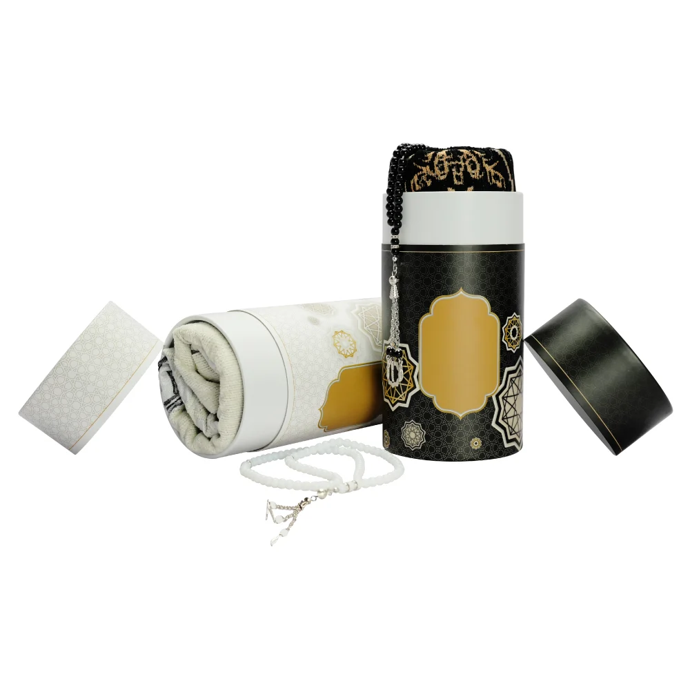 Regal Prayer Mat with Tasbih in tubular box (2)