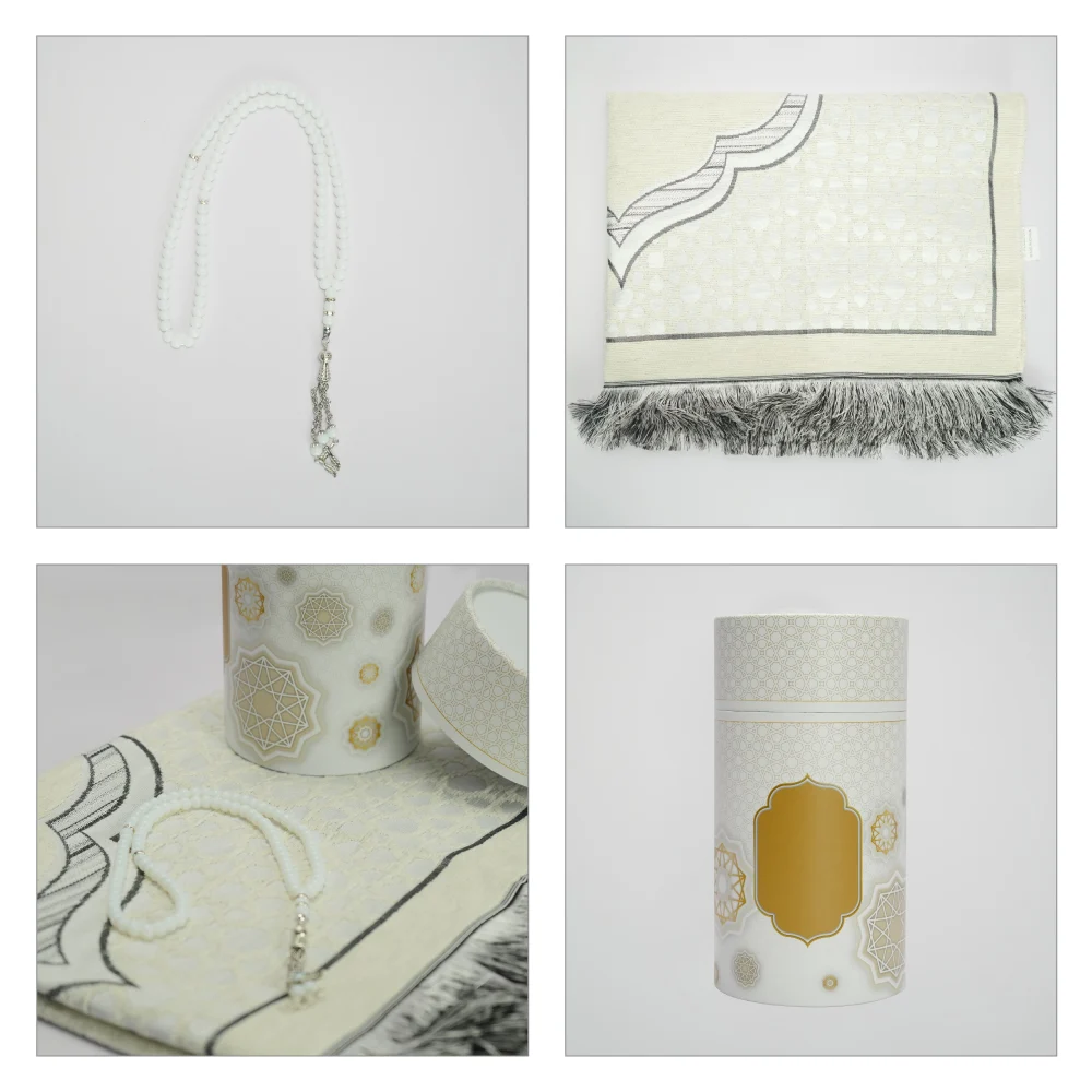 Regal Prayer Mat with Tasbih in tubular box (3)
